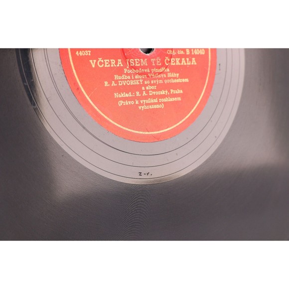 Jiřina Salačová & Máša Allanová - Sukýnka 1943 78 rpm Record Ultraphon B 14040 - Picture 14 of 16